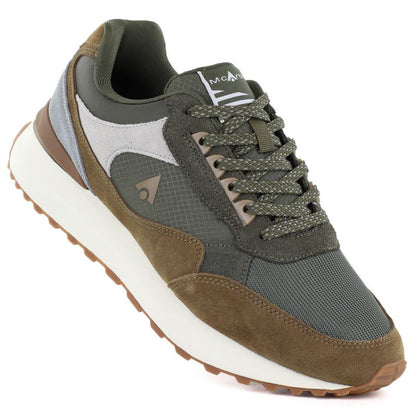 Men's leather khaki sneakers Mcrthur MA254 McArthur