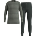 Thermal underwear - Odlo Set long ACTIVE WARM SET size 92cm Blue-gray Odzież militarna/Bielizna termoaktywna Your Sports Performance