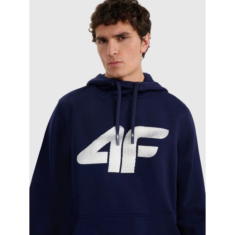 Men's sweatshirt with hood, open, 4F 4FRMM00TSWSM2477-31S 4f