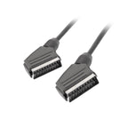 Lanberg cable CA-EUEU-10CC-0018-BK (SCART M - SCART M; 1.8m; black) Kable i adaptery/Kable SCART Your Sports Performance