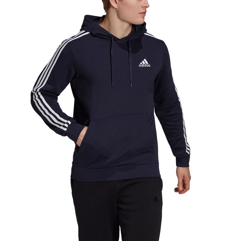 Adidas Essentials Fleece 3-Stripes Hoodie M GK9073 Clothing/Lifestyle Adidas