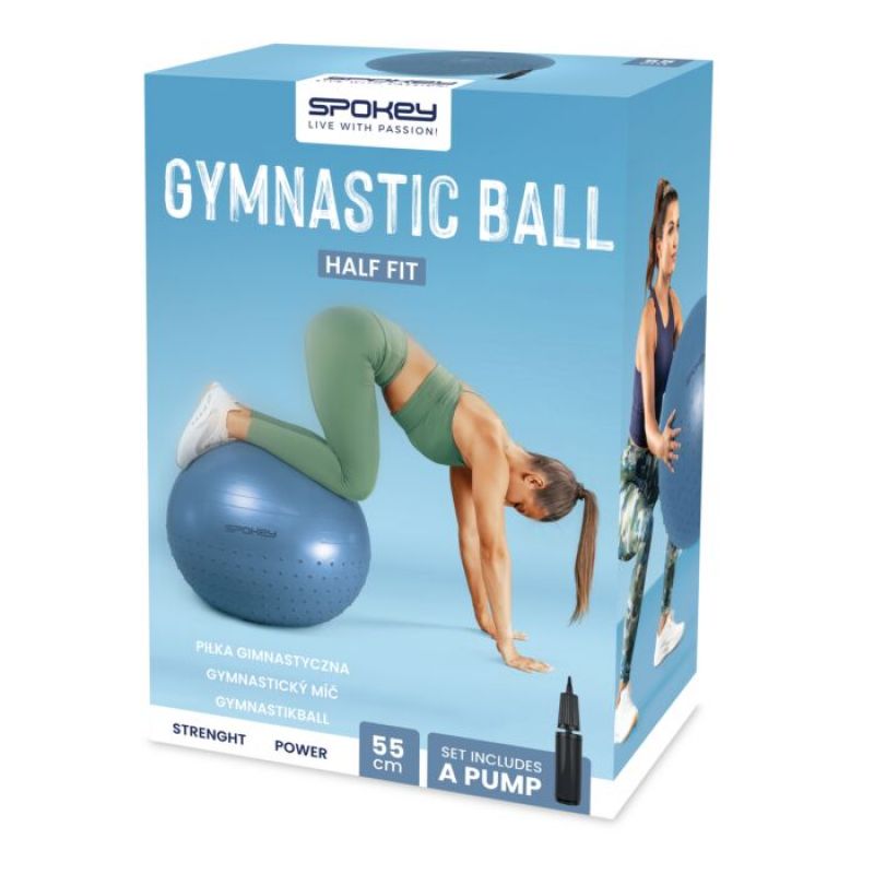 Spokey Half Fit Gymnastics Ball SPK-943628 size 65cm Accessories/Training equipment Your Sports Performance