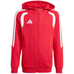 adidas Tiro 26 League Sweat Full Zip Hoodie for Kids Red KF9101