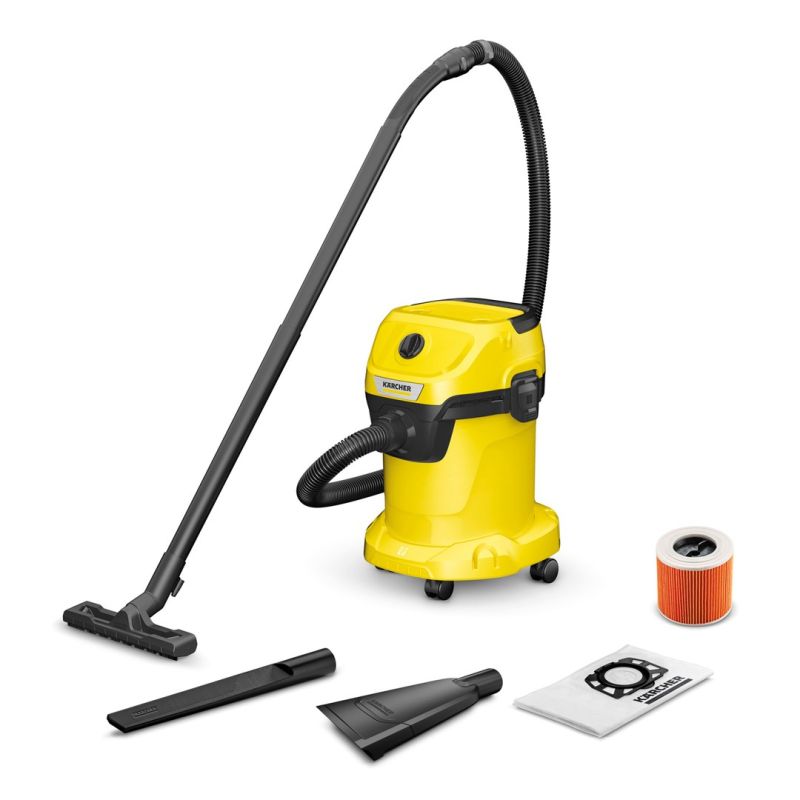 Vacuum cleaner KARCHER WD 3 V-17/4/35 + Nozzles(YYY) - 1.628-124.0 AGD - Produkty/Odkurzacze Your Sports Performance