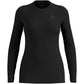 ODLO Merino 160 BL Top Crew Neck Women's T-Shirt L/S Size M Black Odzież militarna/Bielizna termoaktywna Your Sports Performance