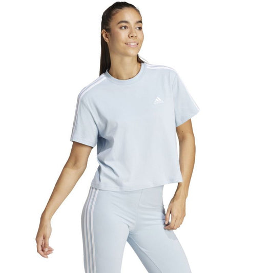 adidas Essentials 3-Stripes Single Jersey Crop Top W IS1568 Clothing/Lifestyle/T-shirts Adidas