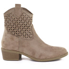 Women's openwork brown cowboy boots Jezzi RMR2353-16 To be categorized Your Sports Performance