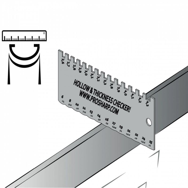 Prosharp Blade Thickness and Depth Gauge In preparation Your Sports Performance