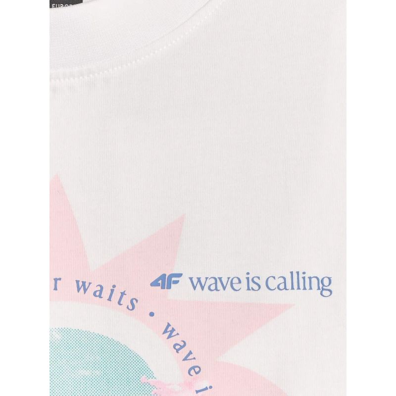 Women's printed T-shirt 4F 4FRSS26TTSHF4536-10S