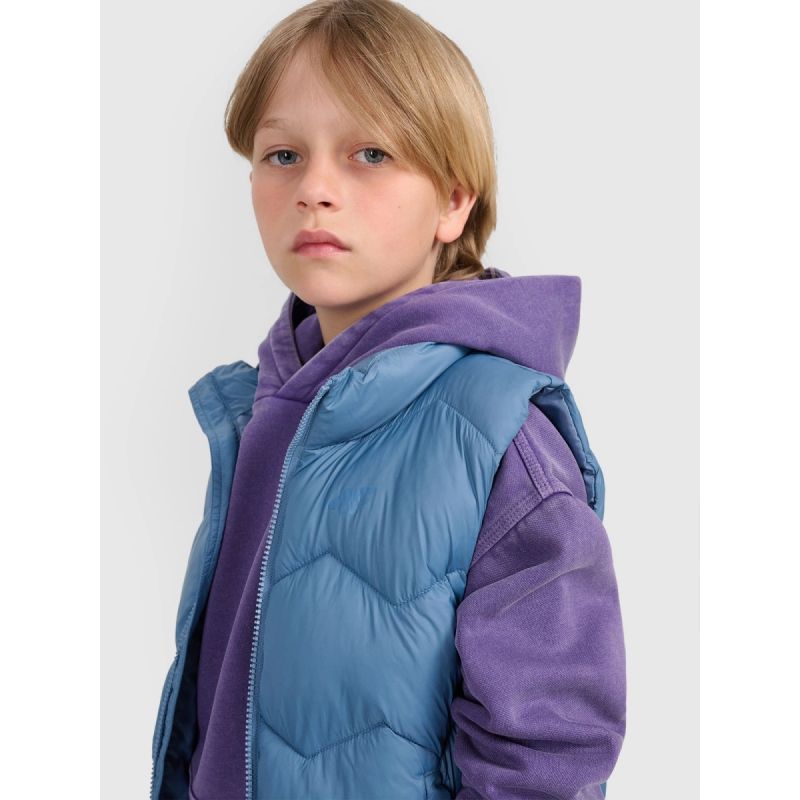 Boy's down vest with synthetic filling 4F 4FJRAW25TVJAM325-32S Clothing Your Sports Performance