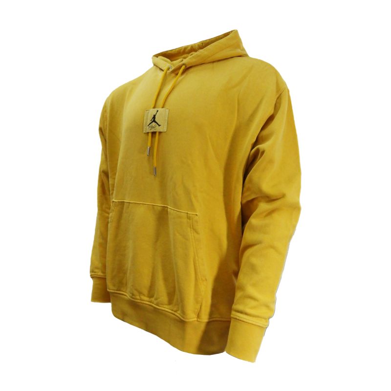 Air Jordan Essentials Statement Fleece Washed Pullover Hoodie Yellow Ocher - FB7290-752 Odzież/Odzież na co dzień Your Sports Performance