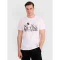 Men's regular t-shirt with volleyball print 4F 4FRAW25TTSHM3319-10S *Kategoria tymczasowa Your Sports Performance