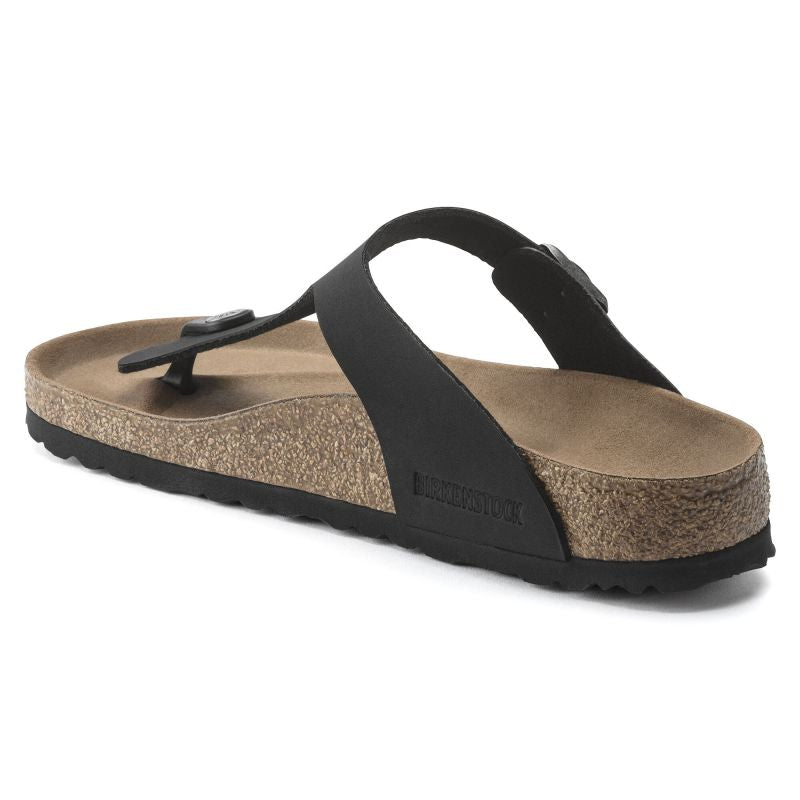 Birkenstock Gizeh Birko-Flor Women's Narrow Black Flip-Flops for Narrow Feet Vegan Black (1020487) Footwear/Lifestyle/Brinkenstock/Japonki Birkenstock
