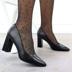 Black pumps with pointed toe, black Sergio Leone PB216 Footwear Your Sports Performance