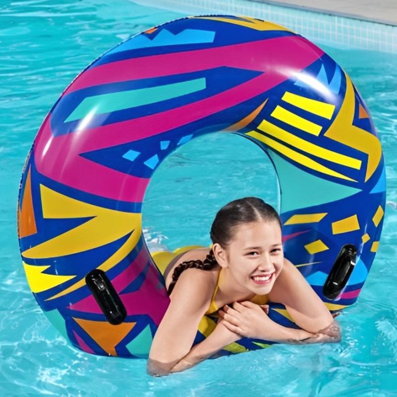 Bestway Geo swimming ring 107 cm 36228 4149 Accessories/Swimming accessories/Motylki, Pływaczki, Kółka, Piłki, Pontony Your Sports Performance