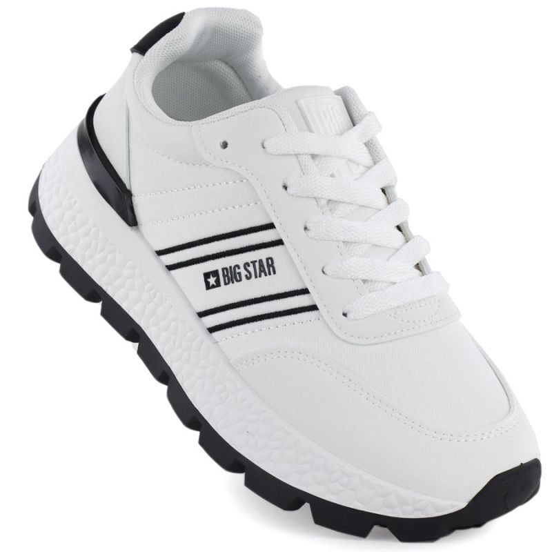 Women's white platform sneakers Big Star TT274882 To be categorized Your Sports Performance