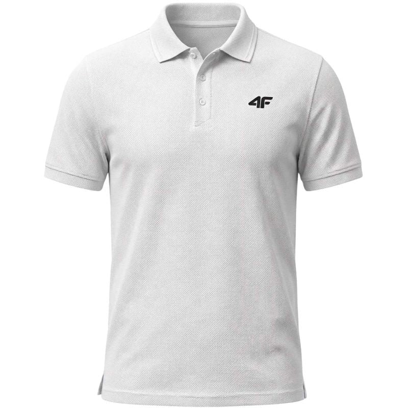 Men's polo shirt 4F M0771 white 4FWMM00TPTSM0771 10S