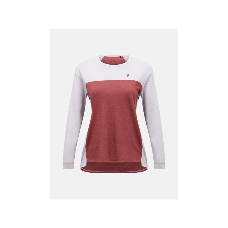 PEAK PERFORMANCE Women's Trail Wool-Blend Longsleeve T-Shirt, Gray
