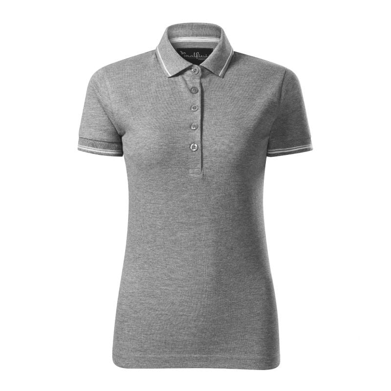 Malfini Perfection plain polo shirt W MLI-25312 dark gray melange Clothing/Lifestyle/T-shirts/Malfini Malfini