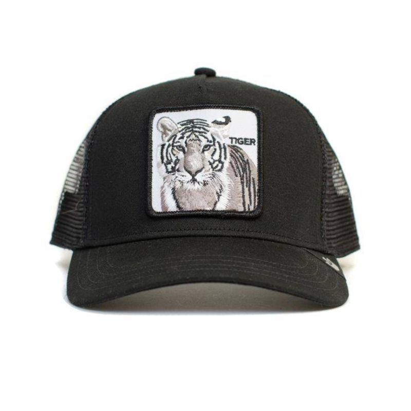 Goorin Bros. The White Tiger Trucker Cap - 101-0392-BLK Odzież/Czapki/Czapki z daszkiem Your Sports Performance