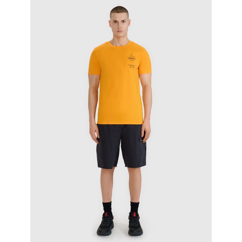 Men's regular printed T-shirt 4F 4FRSS25TTSHM2688-70S *Kategoria tymczasowa Your Sports Performance