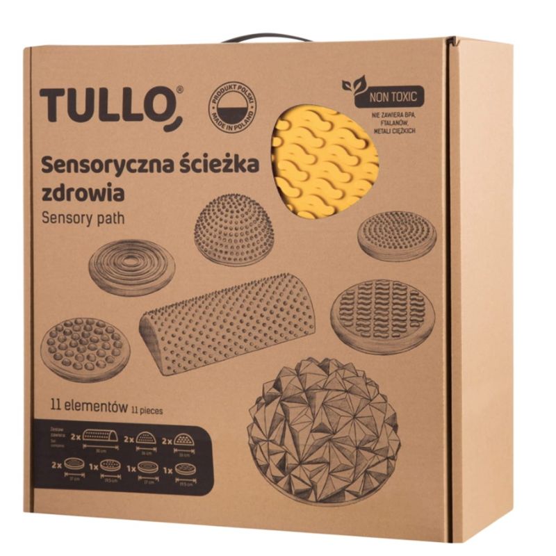 TULLO Fizjo Sensory path, pastel, 11 pcs. (Gry i zabawki) Edukacja i rozwój/Medyczne Your Sports Performance