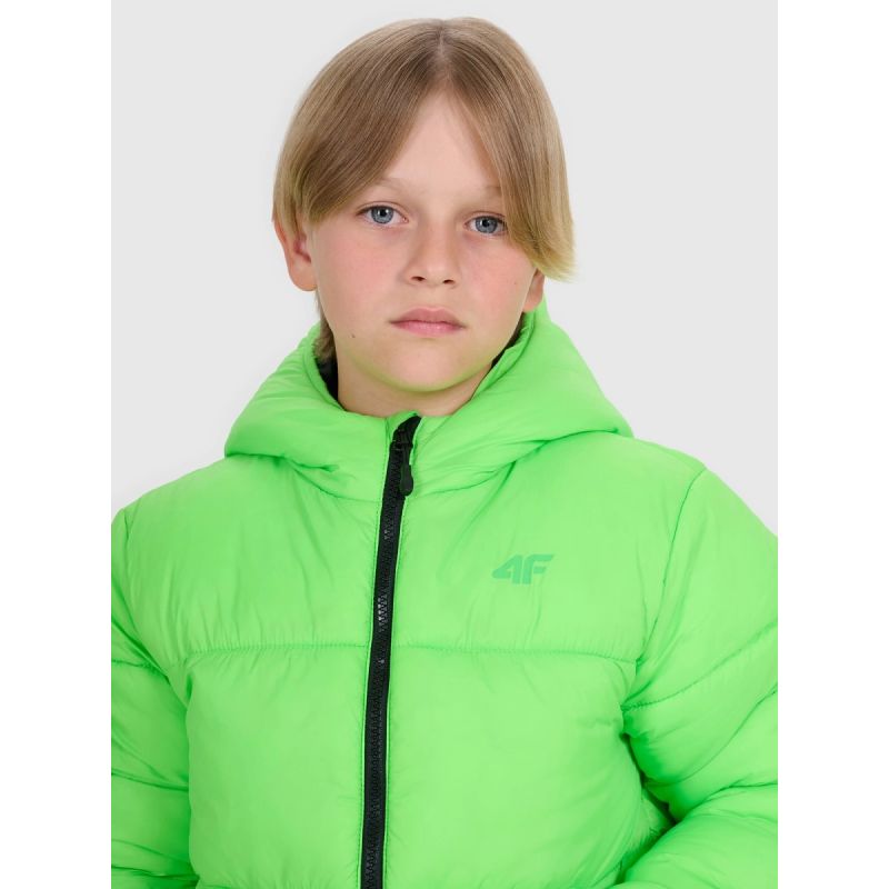 Boy's down jacket with synthetic filling 4F 4FJRAW25TDJAM0809-45N 4f