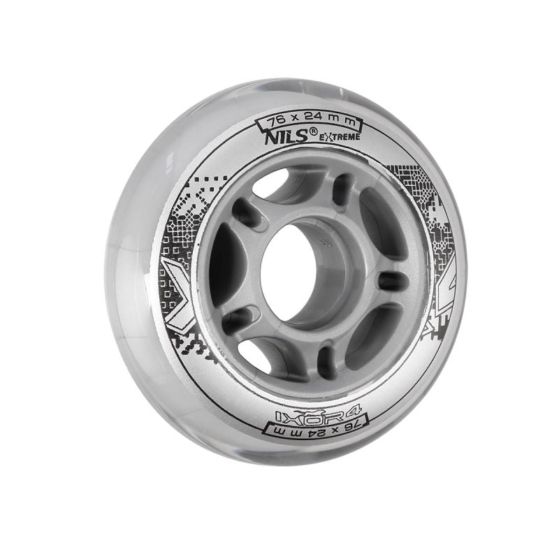 PU 76x24 82A TRANSPARENT WHEELS (4 pcs.) NILS EXTREME In preparation Your Sports Performance