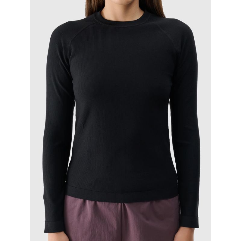 Smooth seamless women's longsleeve 4F 4FRSS24TLONF399-20S *Kategoria tymczasowa Your Sports Performance