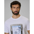 Men's regular printed T-shirt 4F 4FWSS26TTSHM3034-10S 4f