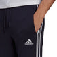 Adidas Essentials Fleece Tapered Cuff 3-Band M GK8823 pants Clothing/Lifestyle/Trousers, shorts Adidas