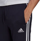 Adidas Essentials Fleece Tapered Cuff 3-Band M GK8823 pants Clothing/Lifestyle/Trousers, shorts Adidas