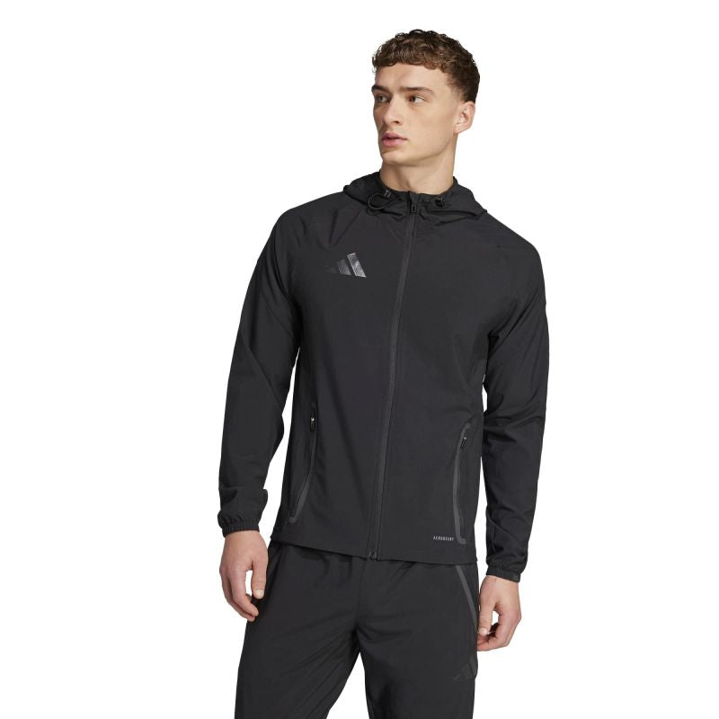 adidas Tiro 25 Competition Vis Tech Travel Hoodie - Black JX9502 adidas