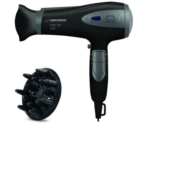 Esperanza Ionic Viven EBH005K hair dryer (2200W; black) AGD - Produkty/Suszarki do włosów Your Sports Performance
