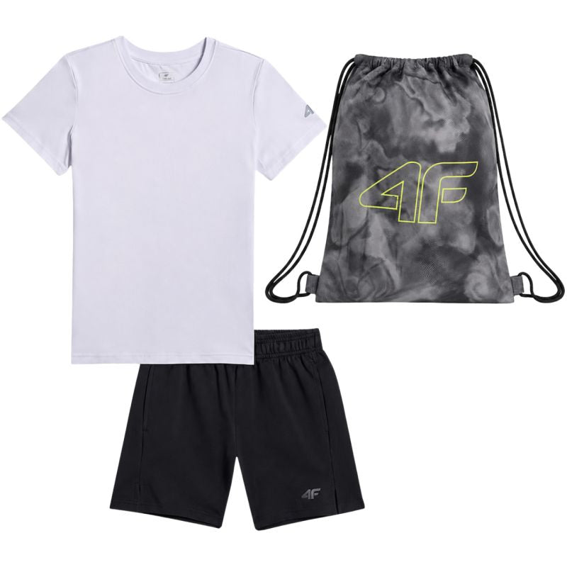 Boy's set 4F M073 T-shirt, shorts, bag 4FJWSS26TAPSM073 90S