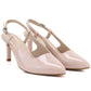 Sergio Leone SK157 Pink Patent Leather Slingback Pumps LEONE