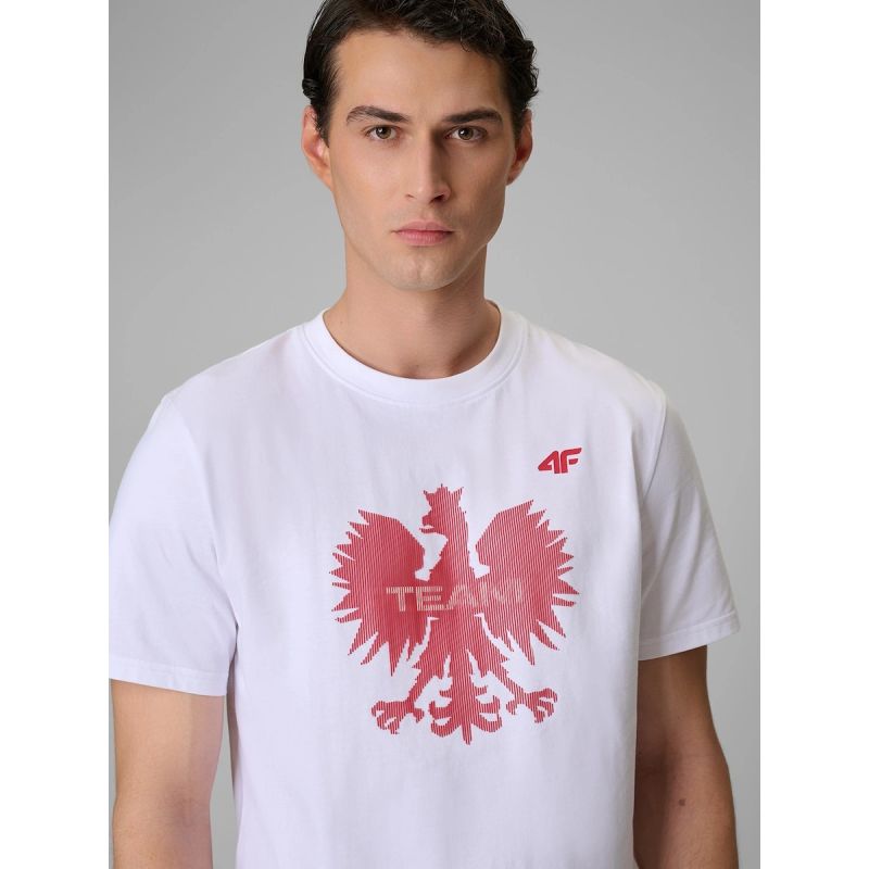 Men's fan t-shirt 4F 4FRSS26TTSHM4201-10S