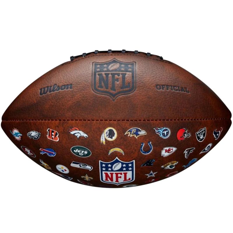 Ball Wilson NFL JR Throwback FB 32 Team Logo Ball WTF1534XBNFL Accessories/Balls/American Football Your Sports Performance