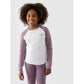 Longsleeve regular plain girls 4F Junior 4FJWAW24TLONF291-51S *Kategoria tymczasowa Your Sports Performance