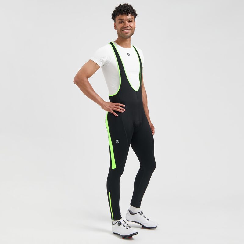Rogelli skinny fit trousers CORE COLORED black-fluorescent 3XL Rogelli/Rower/Men/Spodnie Your Sports Performance