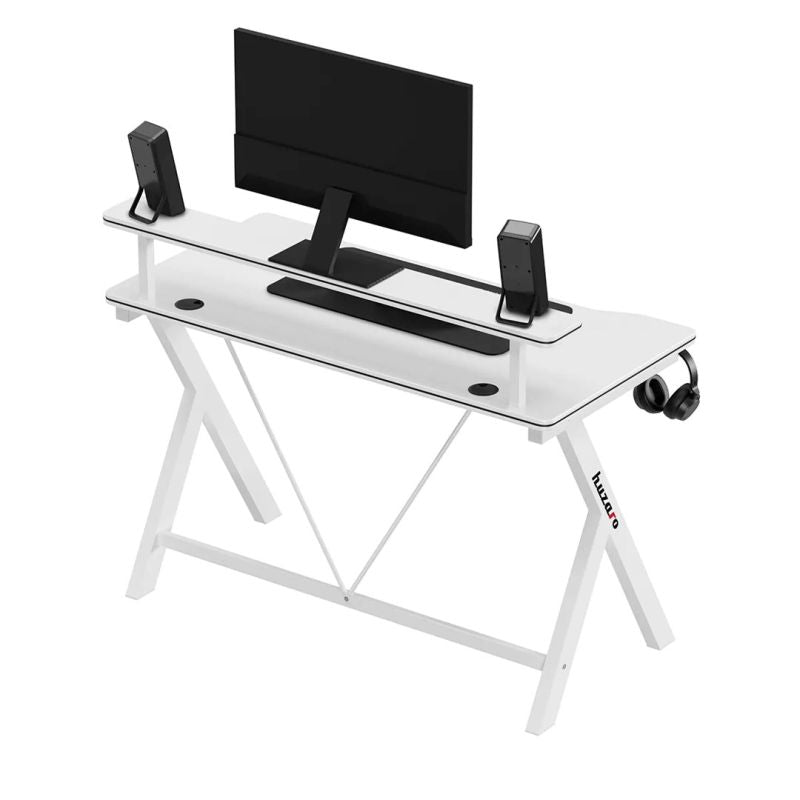 Huzaro Hero 1.9 White Gaming Desk Gaming PC/Stoliki i biurka Your Sports Performance