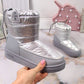 Metallic snow boots Big Star Jr KK374218 Footwear/Outdoor/Big Star Your Sports Performance