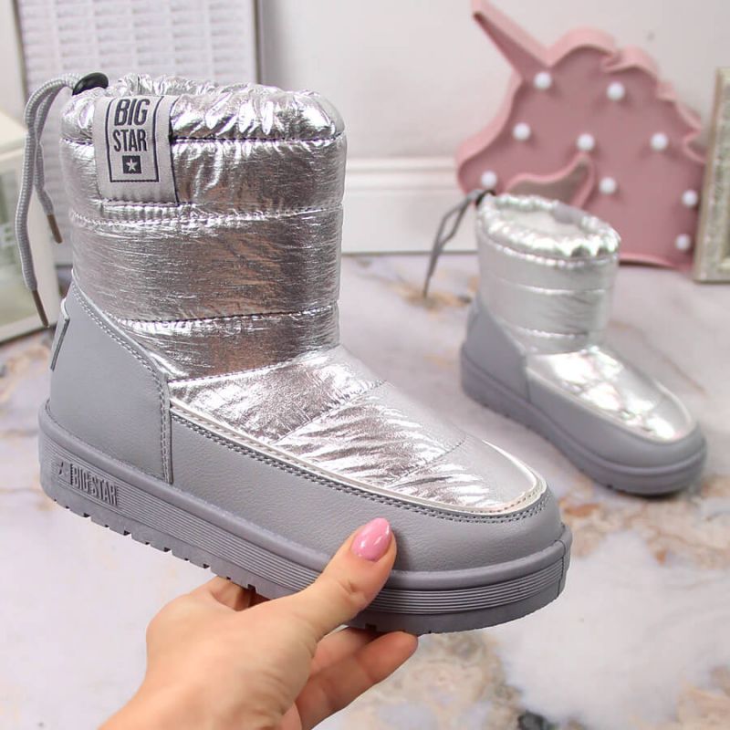 Metallic snow boots Big Star Jr KK374218 Footwear/Outdoor/Big Star Your Sports Performance