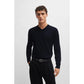 BOSS Pacello-L BLU V-Neck Sweater (50506042-404) Boss