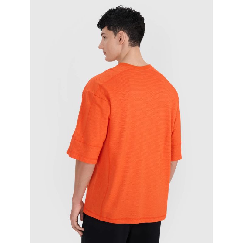 Men's oversize plain T-shirt 4F 4FRSS25TTSHM2653-70S *Kategoria tymczasowa Your Sports Performance