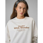 Women's oversize sweatshirt without hood 4F 4FRSS26TSWSF2993-11S 4f