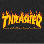 Thrasher Magazine Girl Flame Logo Racerback BLK Women's T-Shirt Odzież/Odzież na co dzień Your Sports Performance