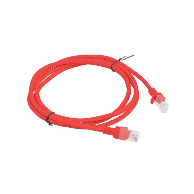 PATCHCORD CAT.5E UTP 1.5M RED FLUKE PASSED LANBERG 10-PACK Kable, gniazda i wtyki/Patchcable Your Sports Performance