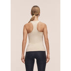 CASALL Essential Racerback Tank, Beige