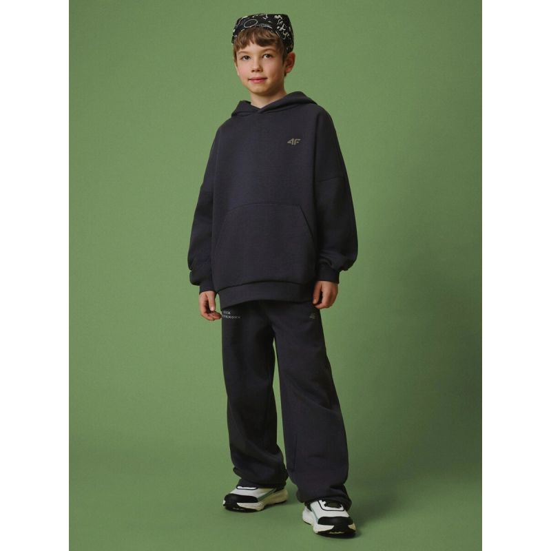 Boy's loose hooded sweatshirt 4F 4FJRSS26TSWSM2828-22S 4f